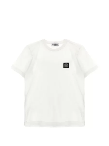 Koszulka dziecięca Stone Island biała