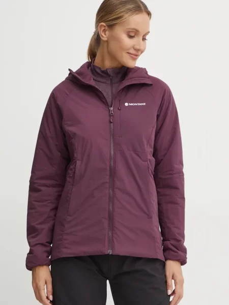 Montane kurtka outdoorowa Fireball bordowy fioletowa