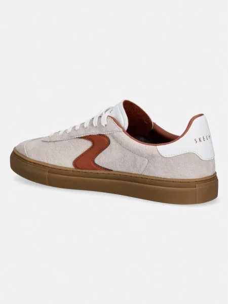 Semišové tenisky Skechers béžové