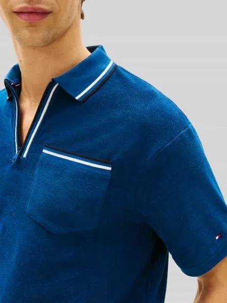 Koszulka polo o kroju regular fit z froty Tommy Hilfiger