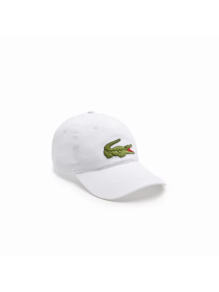 Lacoste кепка унісекс з органічної біла