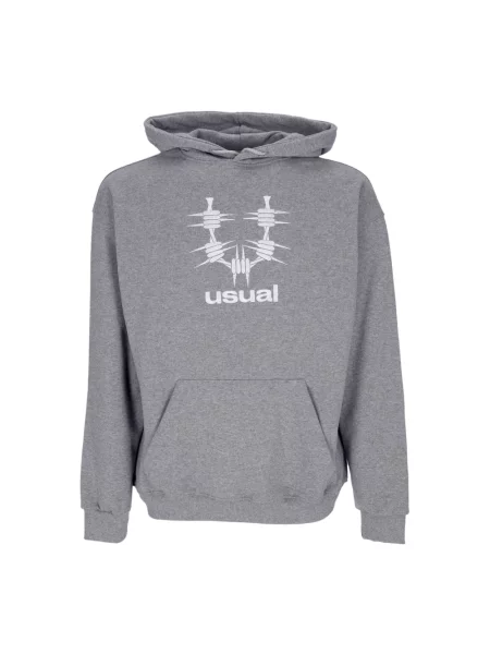 Bluza z kapturem Usual z kapturem szara