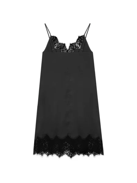 Rochie mini Vera Wang din dantelă negru