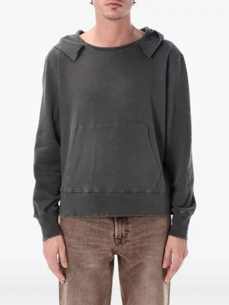 Hanorac cu glugă Our Legacy din fleece gri