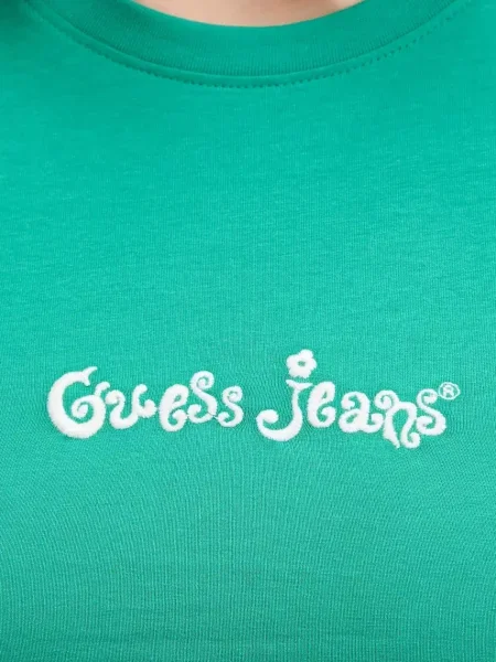 Футболка Guess Jeans зеленая