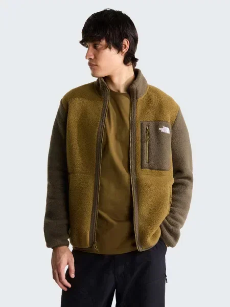 Флисовый свитер The North Face коричневый
