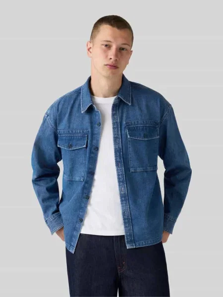 Koszula jeansowa o kroju relaxed fit z czystej bawełny Levi's niebieska
