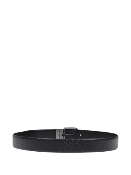 Reversibil curea Calvin Klein cu autograf negru
