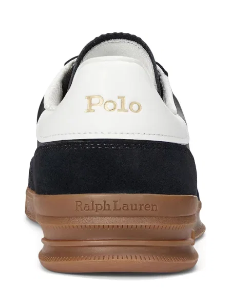 Кожаные кроссовки Polo Ralph Lauren черные