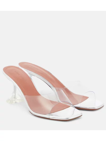 Usnjene mules Amina Muaddi bela