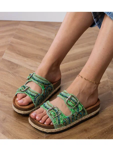 Sandali D/ceo etnično vijolična