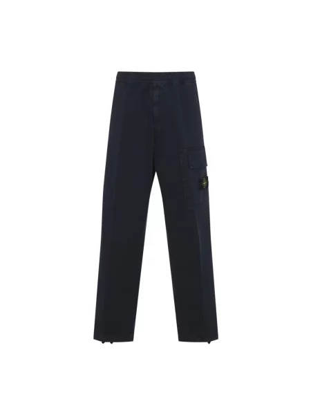 Spodnie cargo Stone Island z kamieniami niebieskie