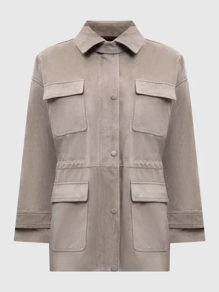 Замшева куртка Babe Pay Pls бежева