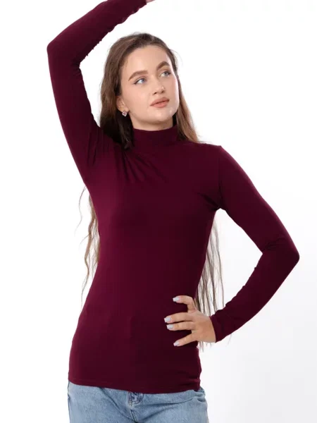 Водолазка Носи своє бордовий