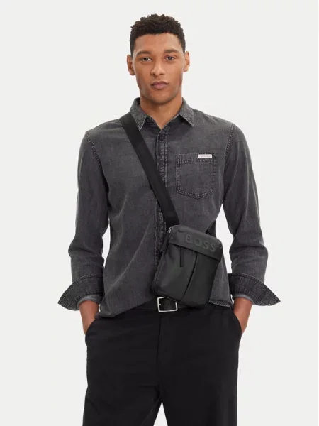 BOSS Torbica za okrog pasu črna