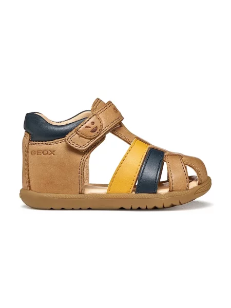 Geox sandale za djecu SANDAL MACCHIA smeđa