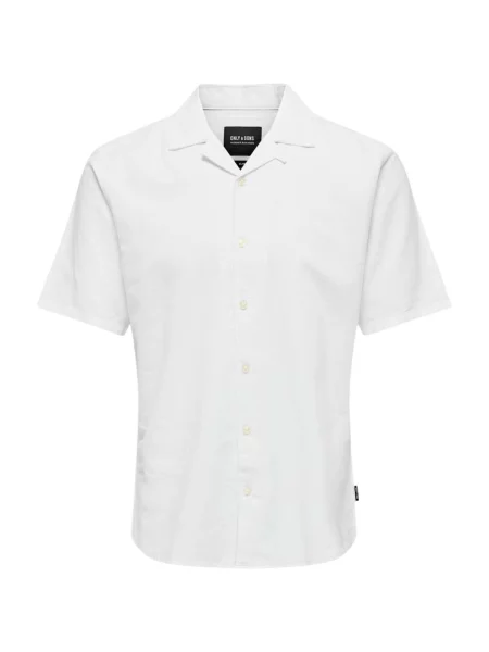 Only & Sons Cămașă CAIDEN murdar alb