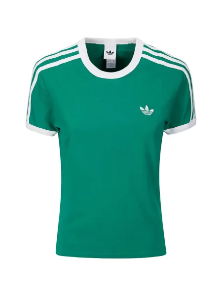 Μπλούζα Adidas με αυτόγραφο με κορδόνι με λαιμόκοψη v καφέ
