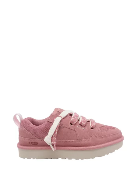 Sneakerși Ugg din piele de căprioară roz