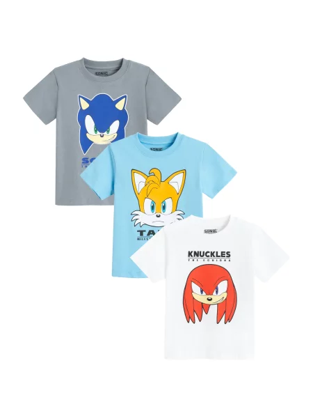 COOL CLUB by SMYK Tricou SONIC albastru fumuriu / azur alb