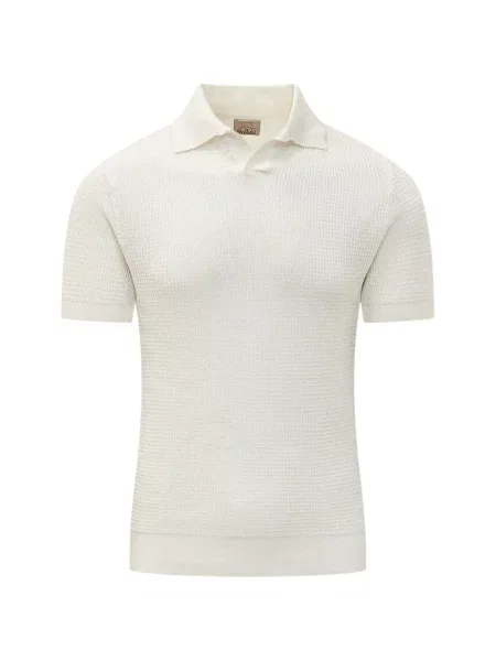 Pletena majica Rakki s V-izrezom