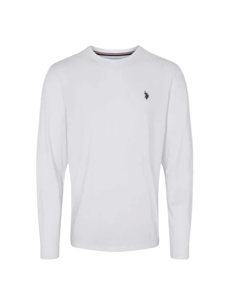 U.S. POLO ASSN. Tricou UMBROLIN' alb