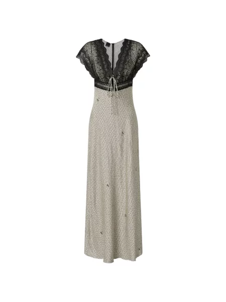 Rochie maxi Pinko cu buline din dantelă