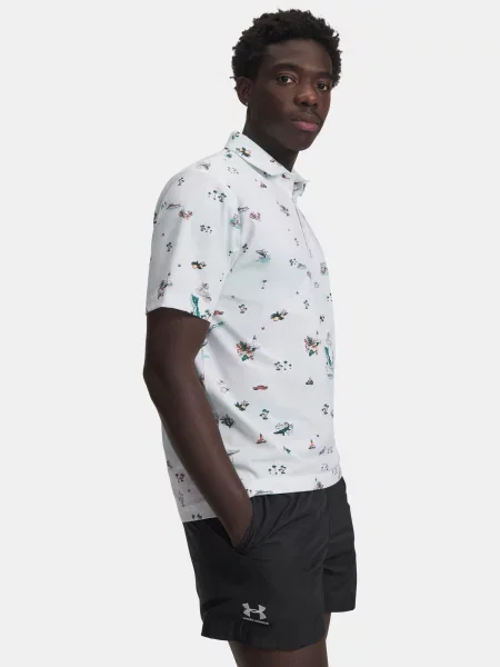 Golf tricou Under Armour negru