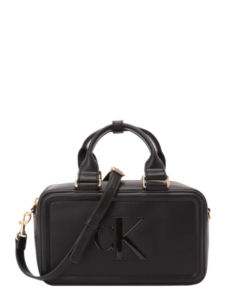 Geantă Calvin Klein Bold Ck Bauletto Crossbody negru