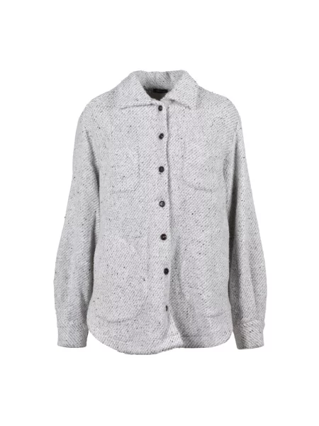 Sweter Kiton z kaszmiru szary
