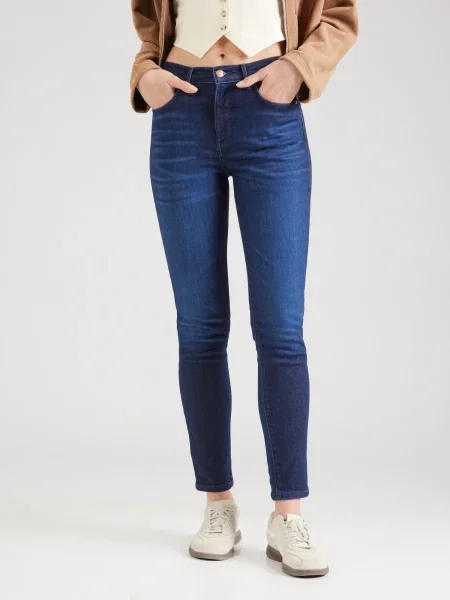 Wrangler Džínsy Tmavomodrá Skinny Fit