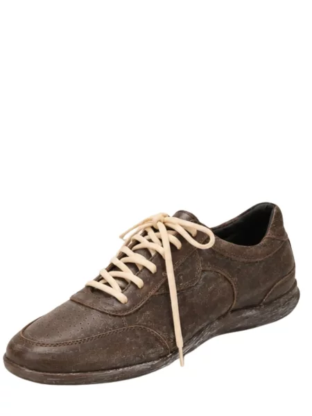 Fűzős csipkés sneaker Namacheko barna