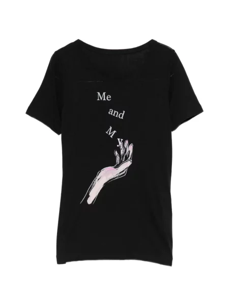 Tricou Yohji Yamamoto cu imagine negru