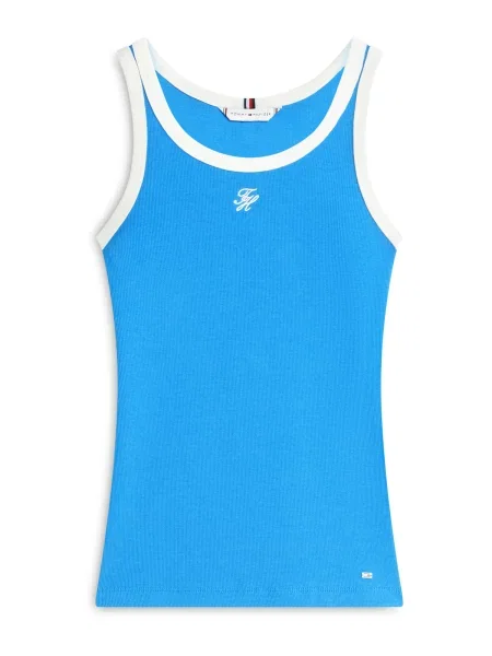 TOMMY HILFIGER Top svetlo modra bela