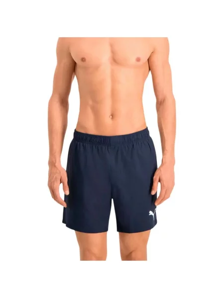 Kąpielówki Puma Mid Shorts niebieskie