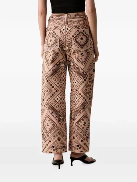 Pantaloni Farm Rio cu imprimeu geometric