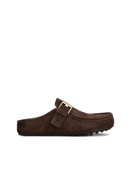 Klapki Tod's brązowe
