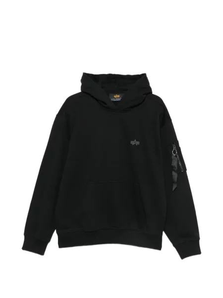 Hoodie Alpha Industries με σχέδιο μαύρο