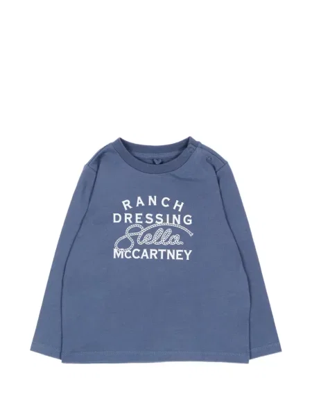 Koszulka dziecięca Stella Mccartney niebieska