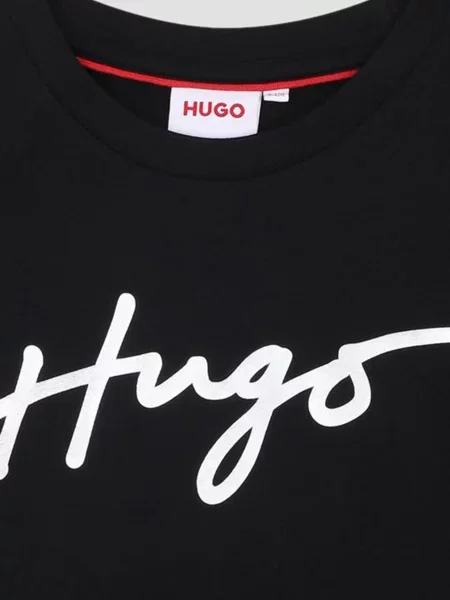 Дитяча Футболка HUGO Kids чорний
