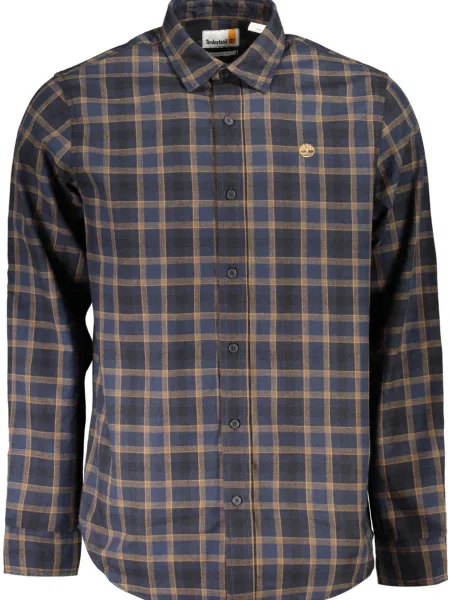 Dlouhá košile Timberland s dlouhými rukávy modrá