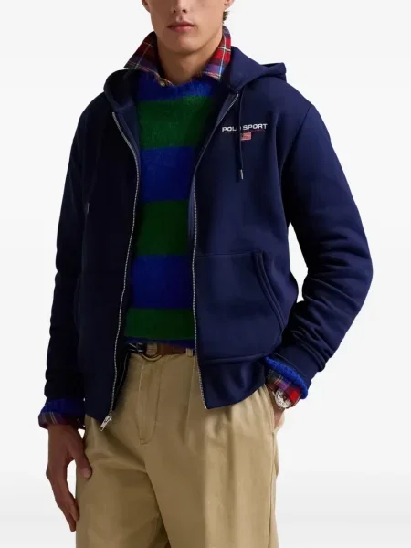 Căciulă Polo Ralph Lauren de catifea cord cu dungi de costum alb