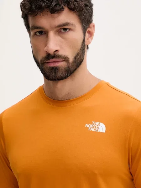 Футболка The North Face оранжевая
