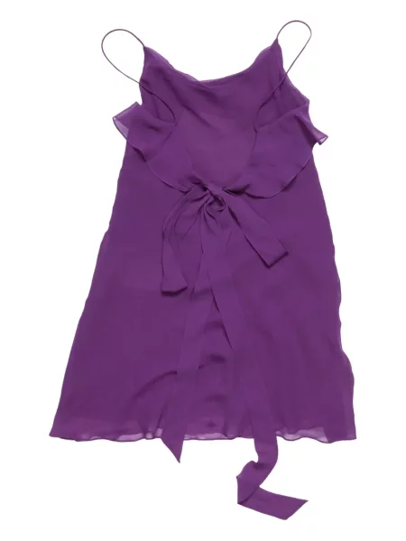 Rochie Acne Studios cu funde de costum violet