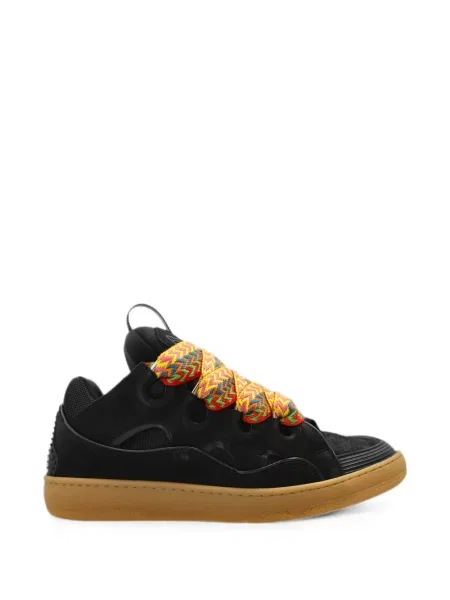 Sneakerși Lanvin din dantelă negru
