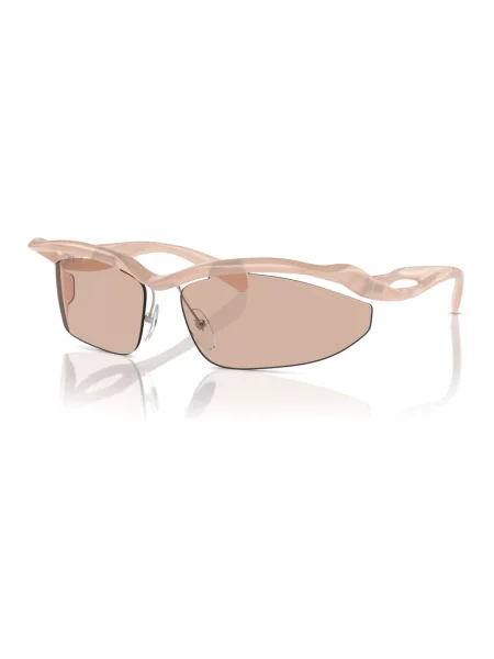 Okulary przeciwsłoneczne Prada Eyewear brązowe