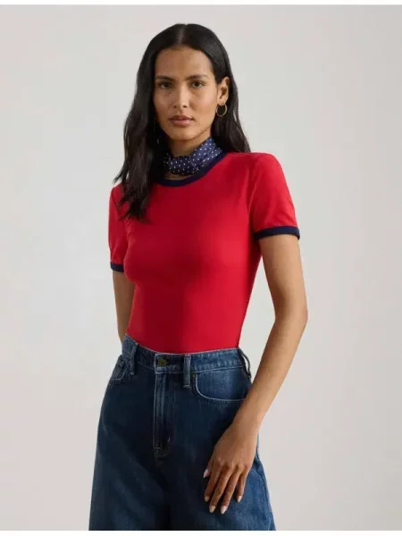 LAUREN RALPH LAUREN Tricou roșu