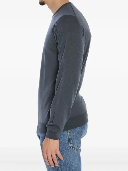 Hanorac crewneck John Smedley gri