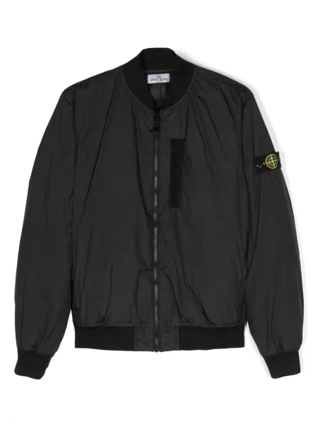 Kurtka bomber dziecięcy Stone Island czarny