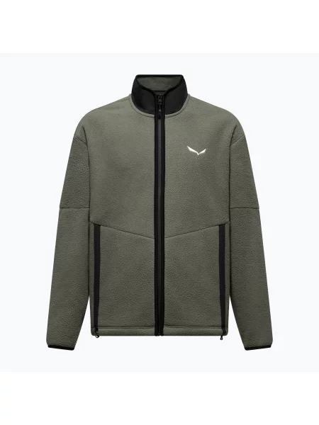 Hanorac din fleece Salewa din fleece verde